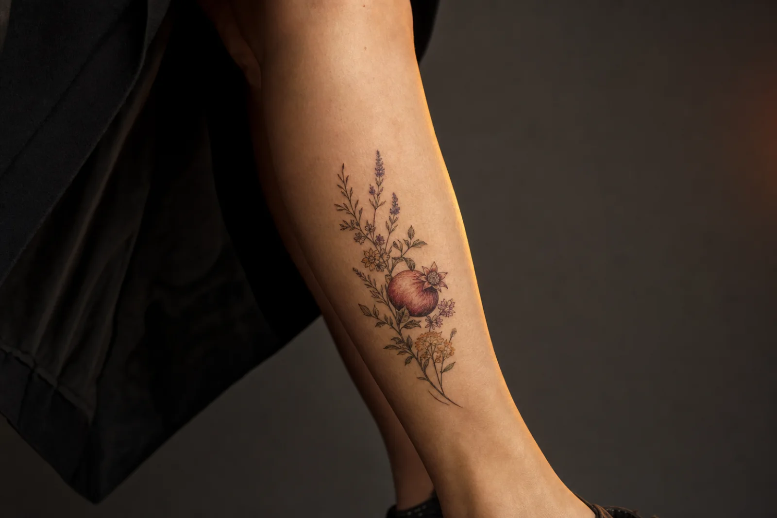 Healed illustrative colour tattoo from Chill Ink's editorial portfolio